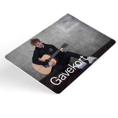 Gavekort musikundervisning
